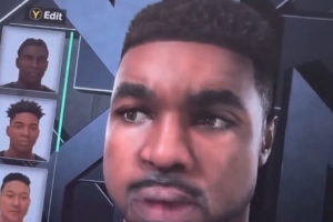 绷不住了！唐斯玩2K用面部扫描自建球员 得到一张陌生的脸