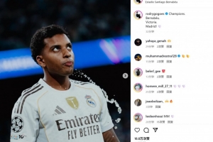 首发造点！罗德里戈社媒庆祝：欧冠、伯纳乌、胜利、马德里！