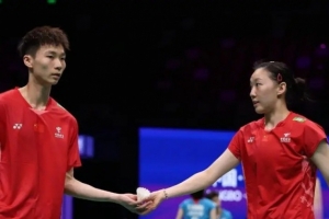 丫邦组合24分钟速胜对手，轻松晋级韩国羽毛球公开赛混双16强