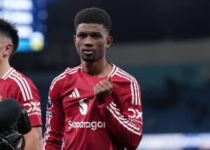 对阵利物浦上半场阿玛德2关键传球+1过人成功，比其他人都更多