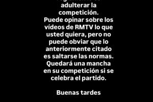 卡瓦哈尔回应特巴斯：随你怎么说皇马TV，但海外赛就是玷污西甲