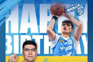 今夏两年合同加盟！宁波男篮官博祝鲁吐布拉26岁生日快乐